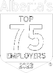 Alberta's top 75 employers 2023 logo