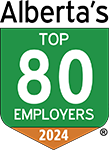 Alberta's top 80 employers 2024 logo