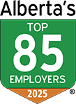 Alberta's top 85 employers 2025 logo